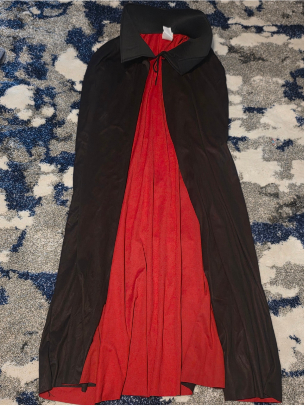 Boys Unbranded Halloween Vampire Cape One Size Black Red